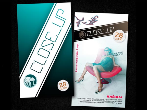 Flyers y carteles para empresas de ocio nocturno